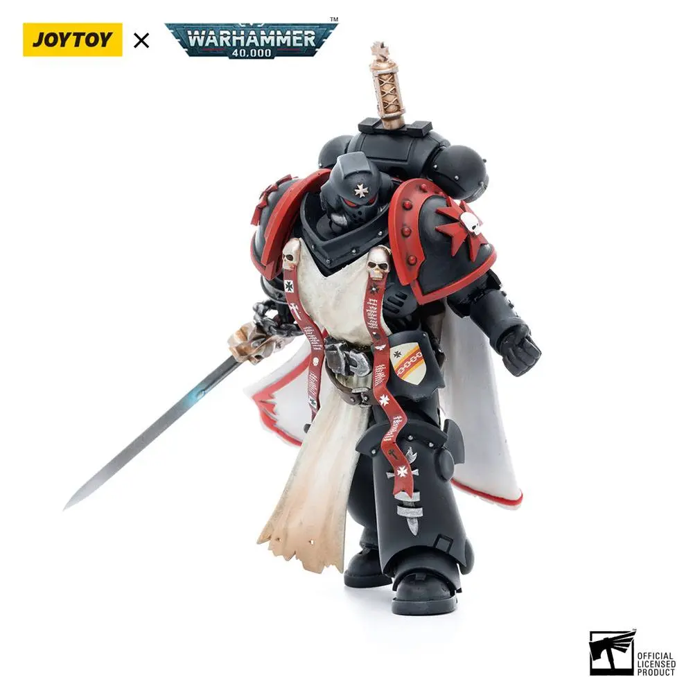 Warhammer 40k Action Figure 1/18 Black Templars Primaris Sword Brethren Eberwulf 12 cm product photo