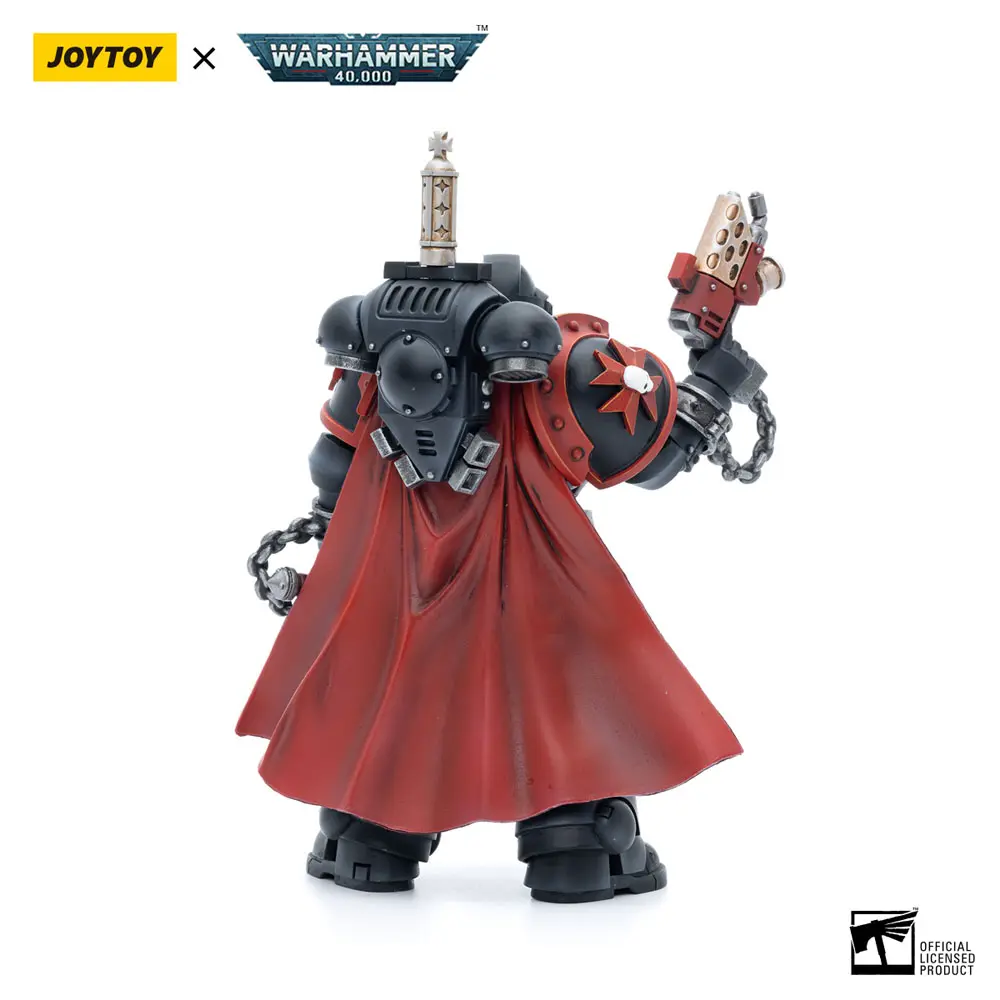 Warhammer 40k Action Figure 1/18 Black Templars Primaris Sword Brethren Granbertus 12 cm product photo