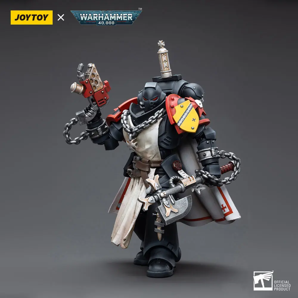 Warhammer 40k Action Figure 1/18 Black Templars Primaris Sword Brethren Granbertus 12 cm product photo