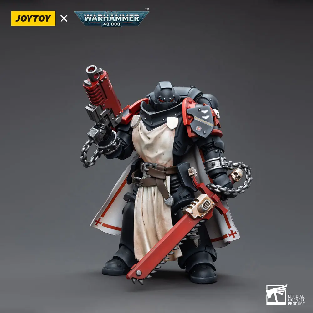 Warhammer 40k Action Figure 1/18 Black Templars Primaris Sword Brethren Harmund 12 cm product photo