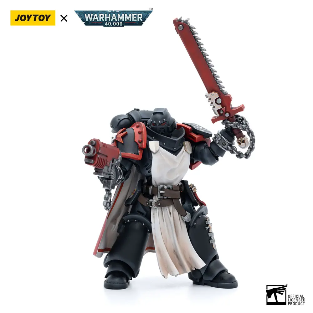 Warhammer 40k Action Figure 1/18 Black Templars Primaris Sword Brethren Harmund 12 cm product photo