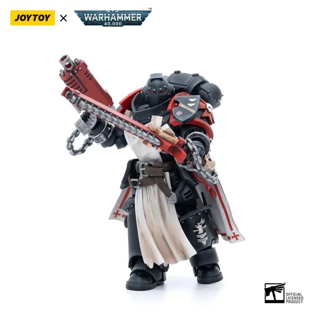 Warhammer 40k Action Figure 1/18 Black Templars Primaris Sword Brethren Harmund 12 cm product photo