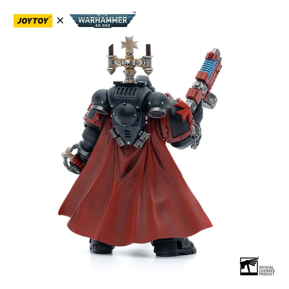 Warhammer 40k Action Figure 1/18 Black Templars Sword Brethren Brother Lombast 12 cm product photo