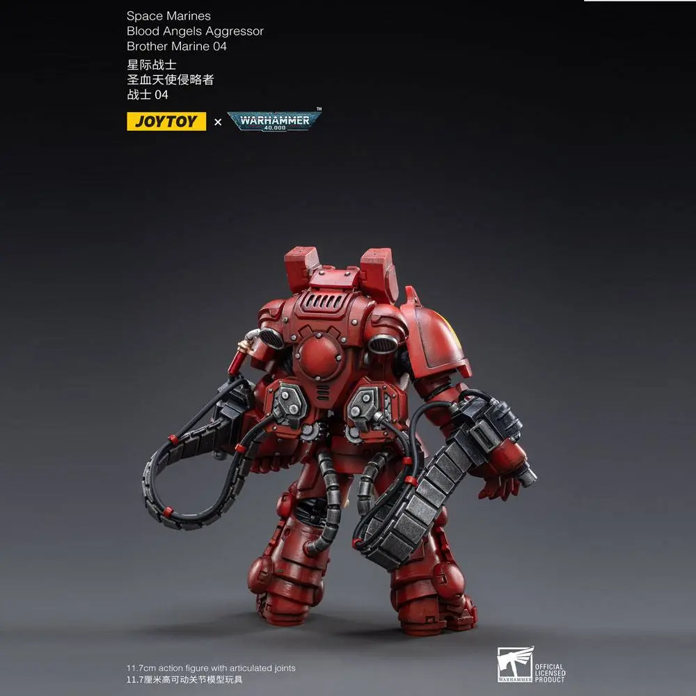 Warhammer 40k Action Figure 1/18 Blood Angels Aggressor Brother Marine 04 12 cm product photo
