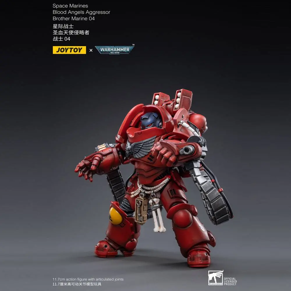 Warhammer 40k Action Figure 1/18 Blood Angels Aggressor Brother Marine 04 12 cm product photo