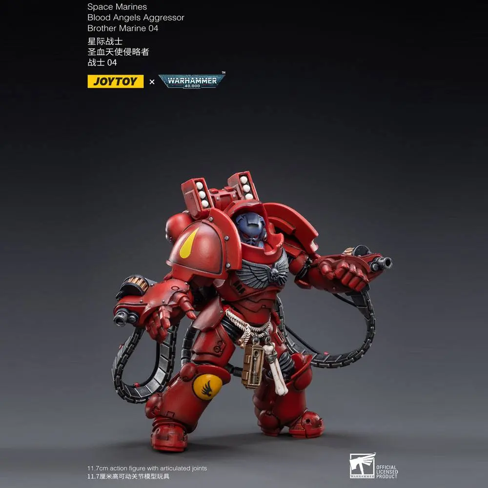 Warhammer 40k Action Figure 1/18 Blood Angels Aggressor Brother Marine 04 12 cm product photo