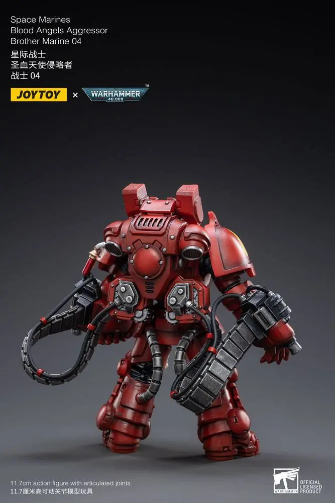 Warhammer 40k Action Figure 1/18 Blood Angels Aggressor Brother Marine 04 12 cm product photo