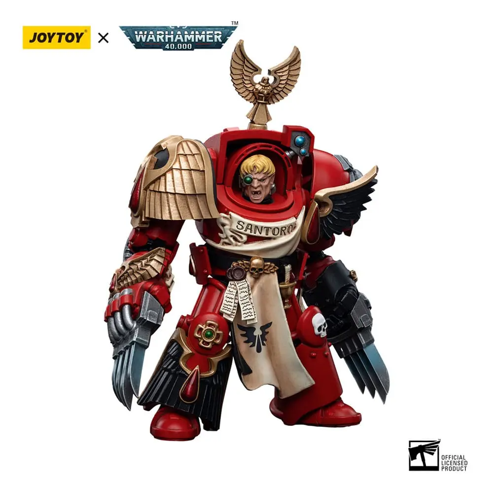 Warhammer 40k Action Figure 1/18 Blood Angels Assault Terminators Sergeant Santoro 12 cm termékfotó