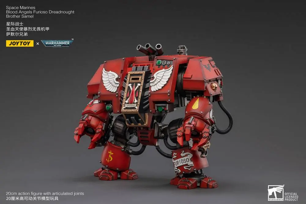 Warhammer 40k Action Figure 1/18 Blood Angels Furioso Dreadnought Brother Samel 20 cm termékfotó