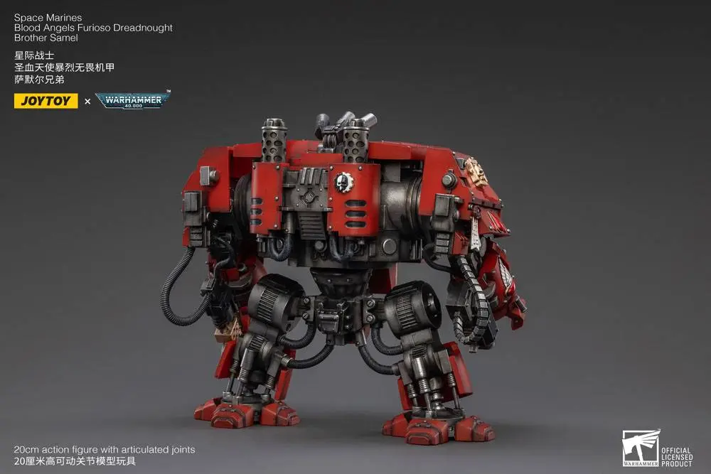 Warhammer 40k Action Figure 1/18 Blood Angels Furioso Dreadnought Brother Samel 20 cm termékfotó