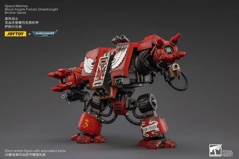 Warhammer 40k Action Figure 1/18 Blood Angels Furioso Dreadnought Brother Samel 20 cm termékfotó