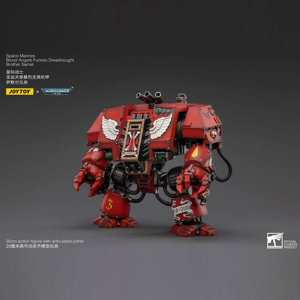 Warhammer 40k Action Figure 1/18 Blood Angels Furioso Dreadnought Brother Samel 20 cm termékfotó