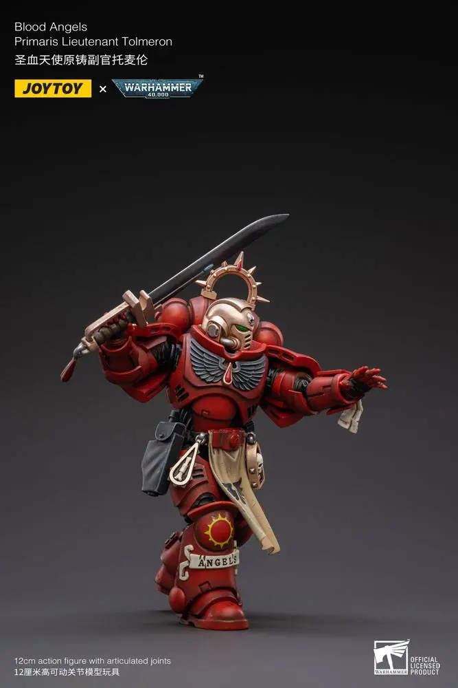 Warhammer 40k Action Figure 1/18 Blood Angels Primaris Lieutenant Tolmeron 12 cm product photo