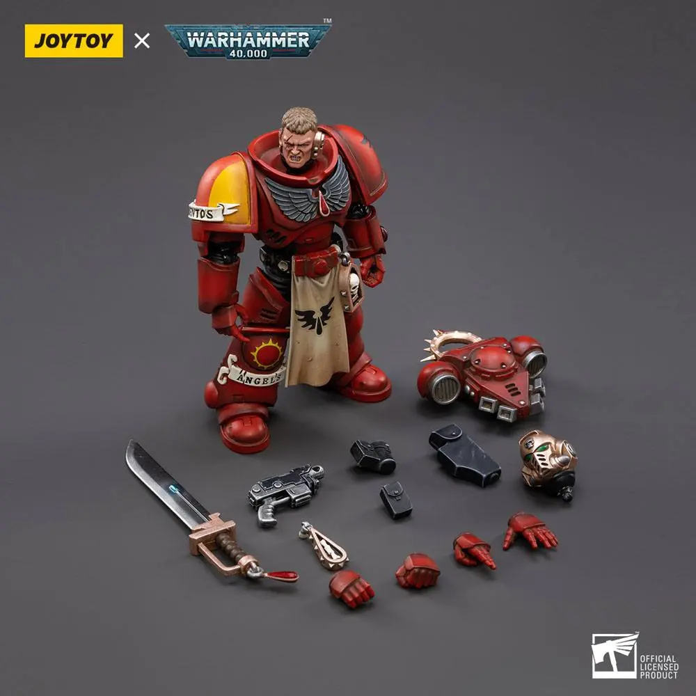 Warhammer 40k Action Figure 1/18 Blood Angels Primaris Lieutenant Tolmeron 12 cm product photo