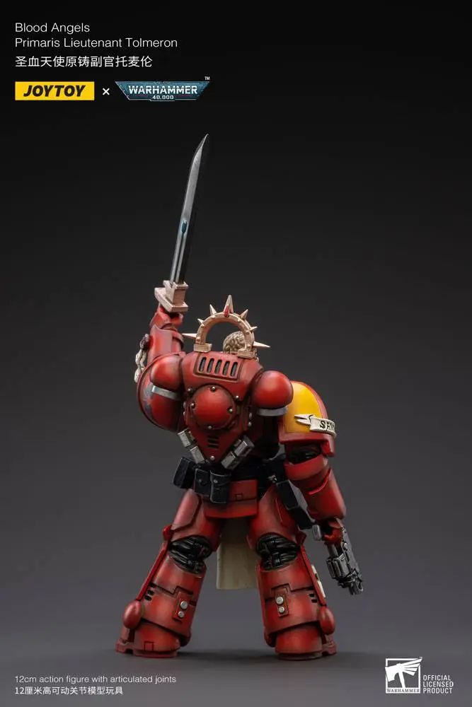 Warhammer 40k Action Figure 1/18 Blood Angels Primaris Lieutenant Tolmeron 12 cm product photo