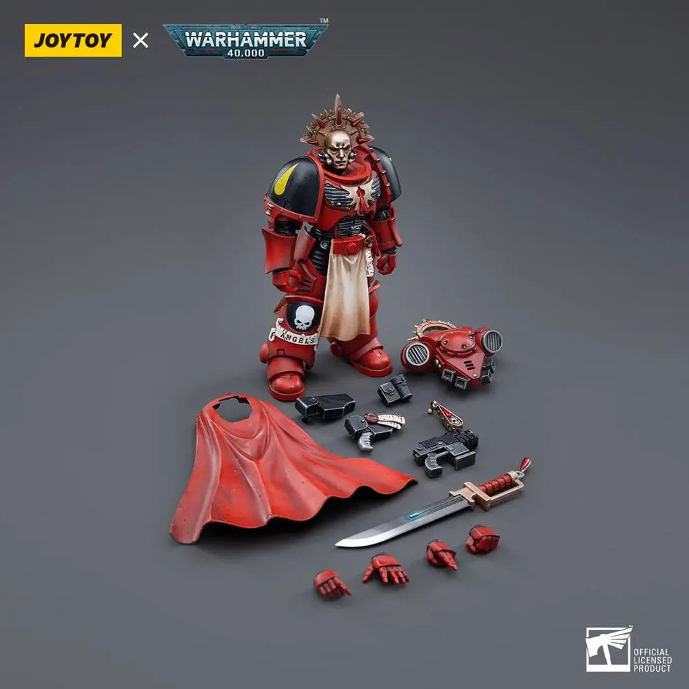 Warhammer 40k Action Figure 1/18 Blood Angels Veteran Alberigo 12 cm product photo