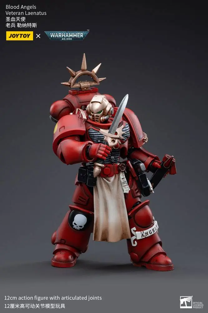 Warhammer 40k Action Figure 1/18 Blood Angels Veteran Laenatus 12 cm termékfotó