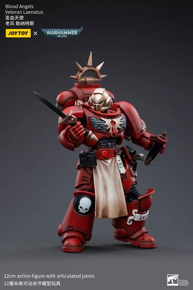 Warhammer 40k Action Figure 1/18 Blood Angels Veteran Laenatus 12 cm termékfotó