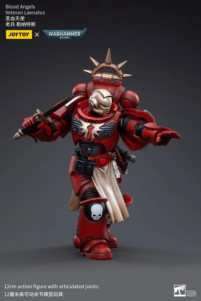 Warhammer 40k Action Figure 1/18 Blood Angels Veteran Laenatus 12 cm termékfotó