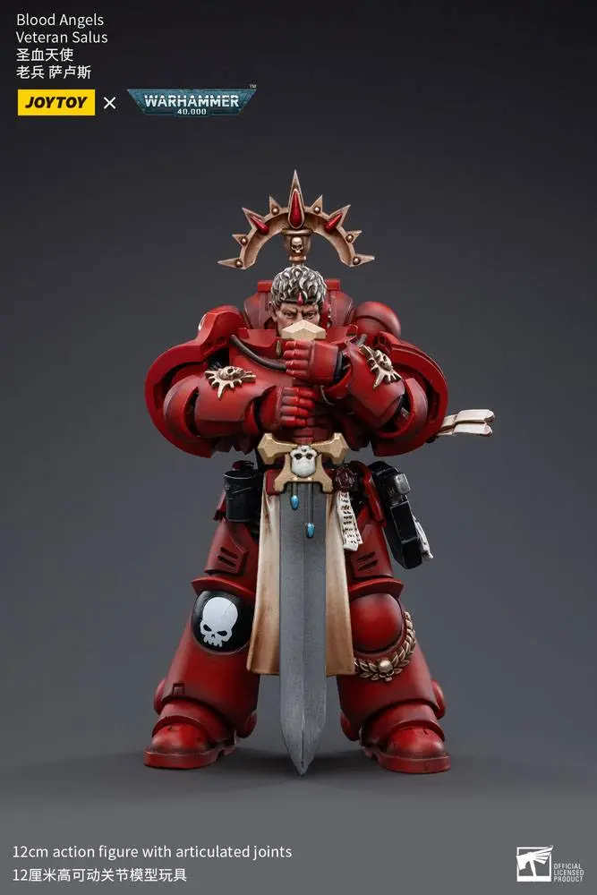 Warhammer 40k Action Figure 1/18 Blood Angels Veteran Salus 12 cm product photo