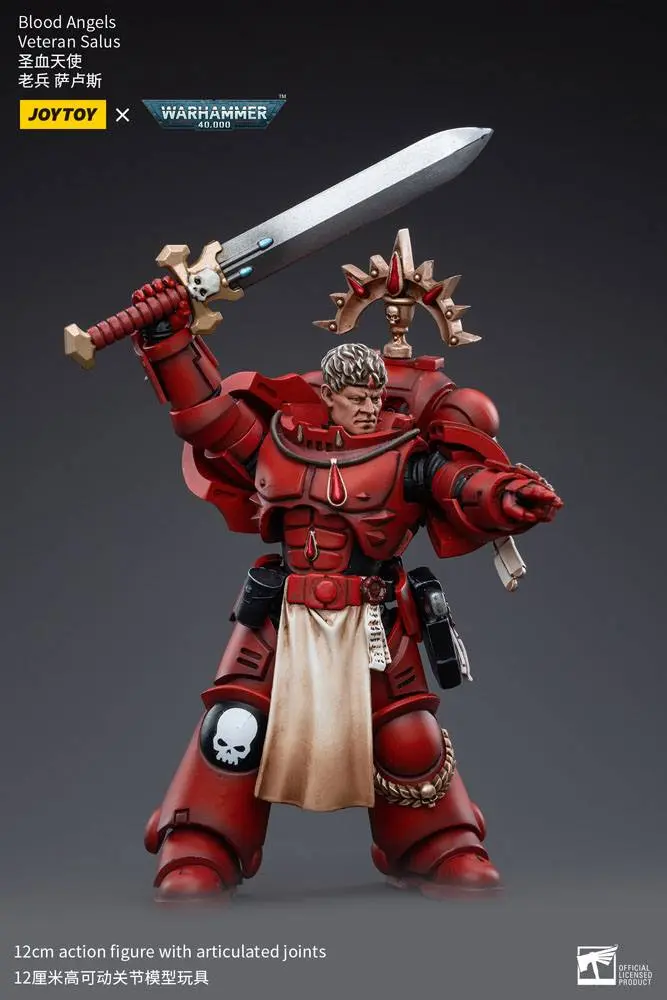 Warhammer 40k Action Figure 1/18 Blood Angels Veteran Salus 12 cm product photo