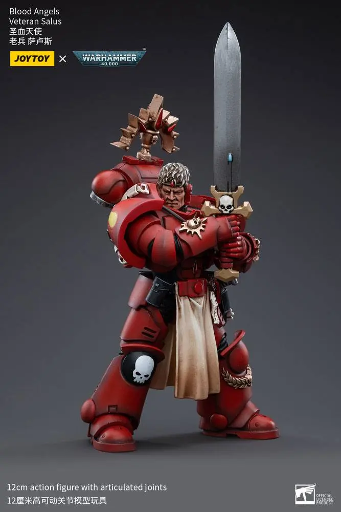 Warhammer 40k Action Figure 1/18 Blood Angels Veteran Salus 12 cm product photo