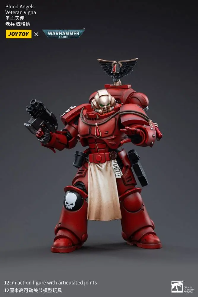 Warhammer 40k Action Figure 1/18 Blood Angels Veteran Vigna 12 cm product photo