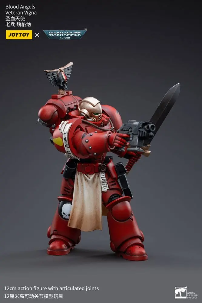 Warhammer 40k Action Figure 1/18 Blood Angels Veteran Vigna 12 cm product photo