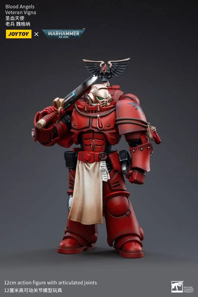 Warhammer 40k Action Figure 1/18 Blood Angels Veteran Vigna 12 cm product photo