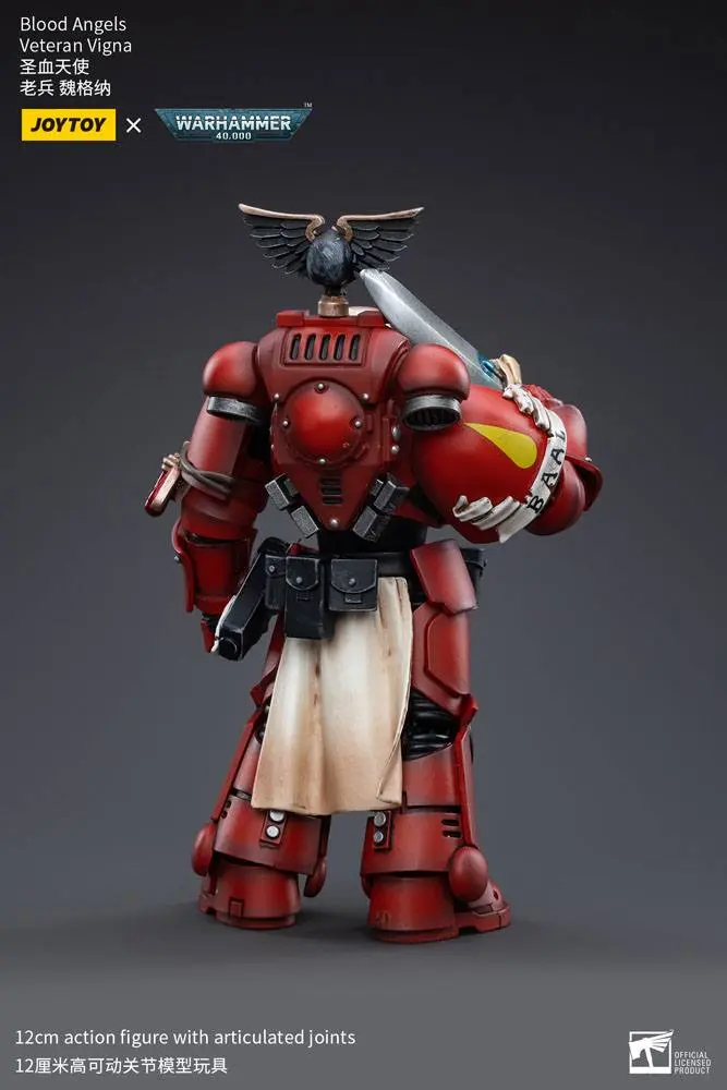 Warhammer 40k Action Figure 1/18 Blood Angels Veteran Vigna 12 cm product photo