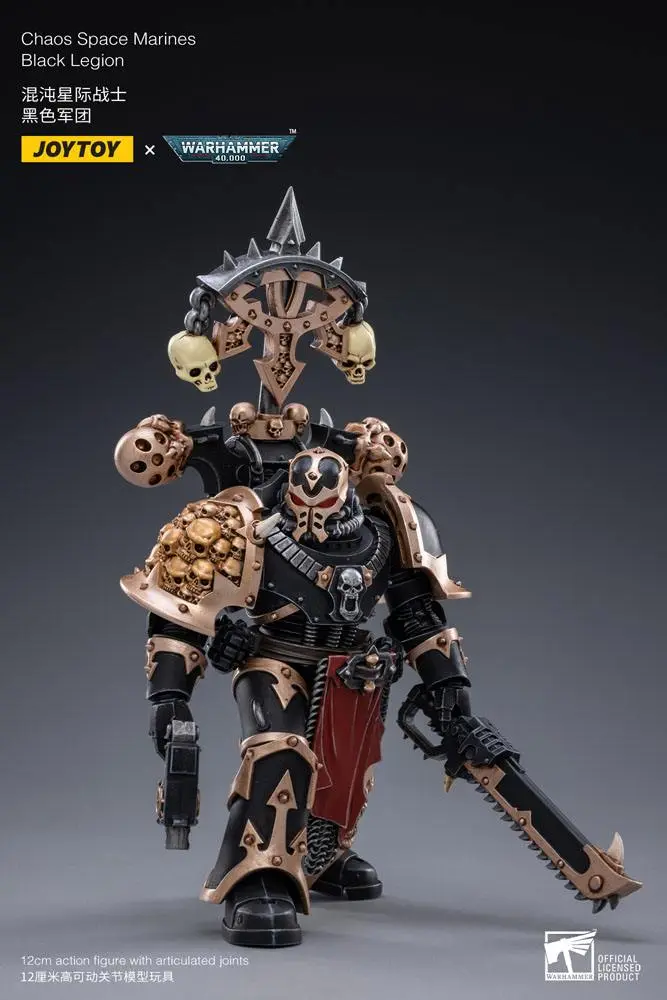 Warhammer 40k Action Figure 1/18 Chaos Space Marine 04 12 cm product photo
