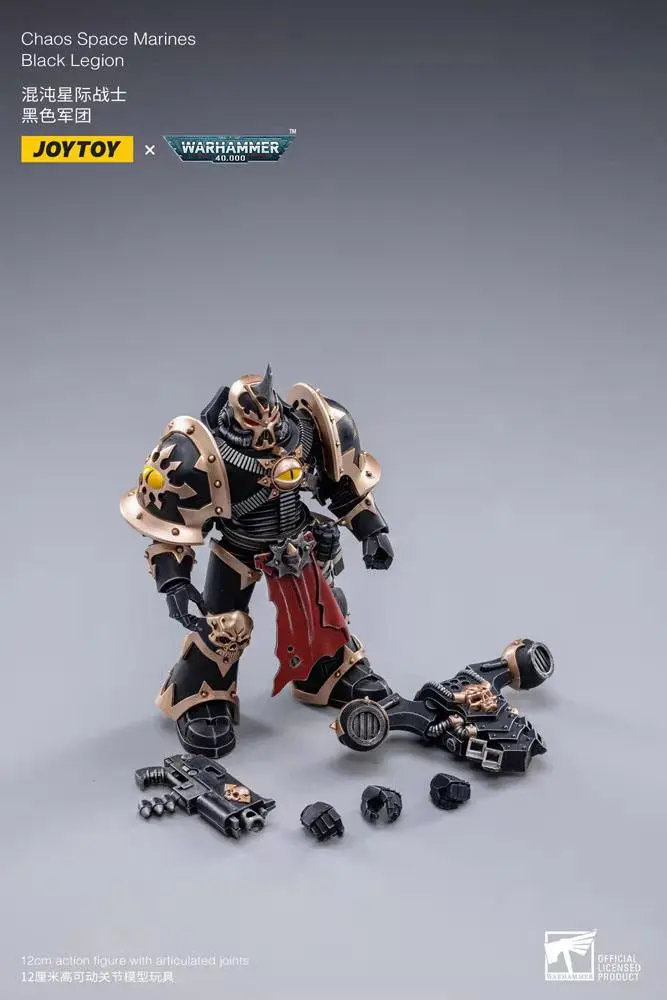 Warhammer 40k Action Figure 1/18 Chaos Space Marine 05 12 cm product photo