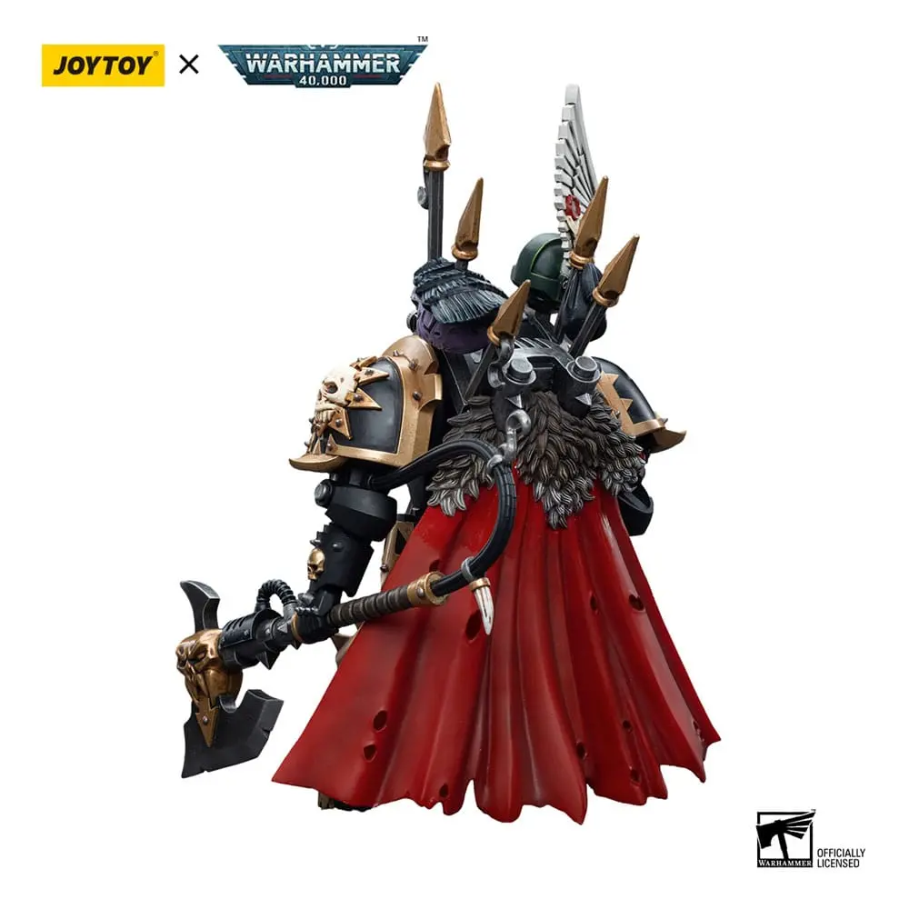 Warhammer 40k Action Figure 1/18 Chaos Space Marines Black Legion Chaos Lord in Terminator Armour 12 cm product photo