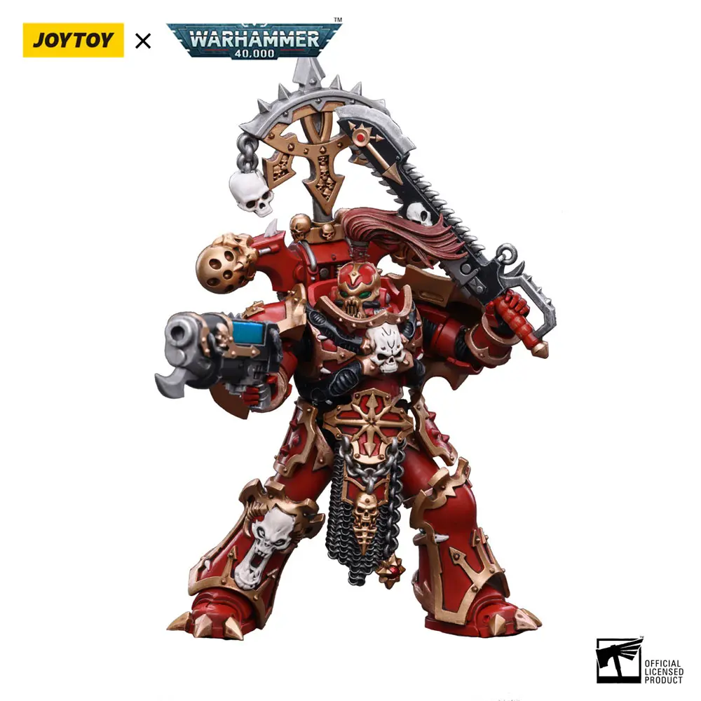 Warhammer 40k Action Figure 1/18 Chaos Space Marines Crimson Slaughter Brother Karvult 12 cm product photo