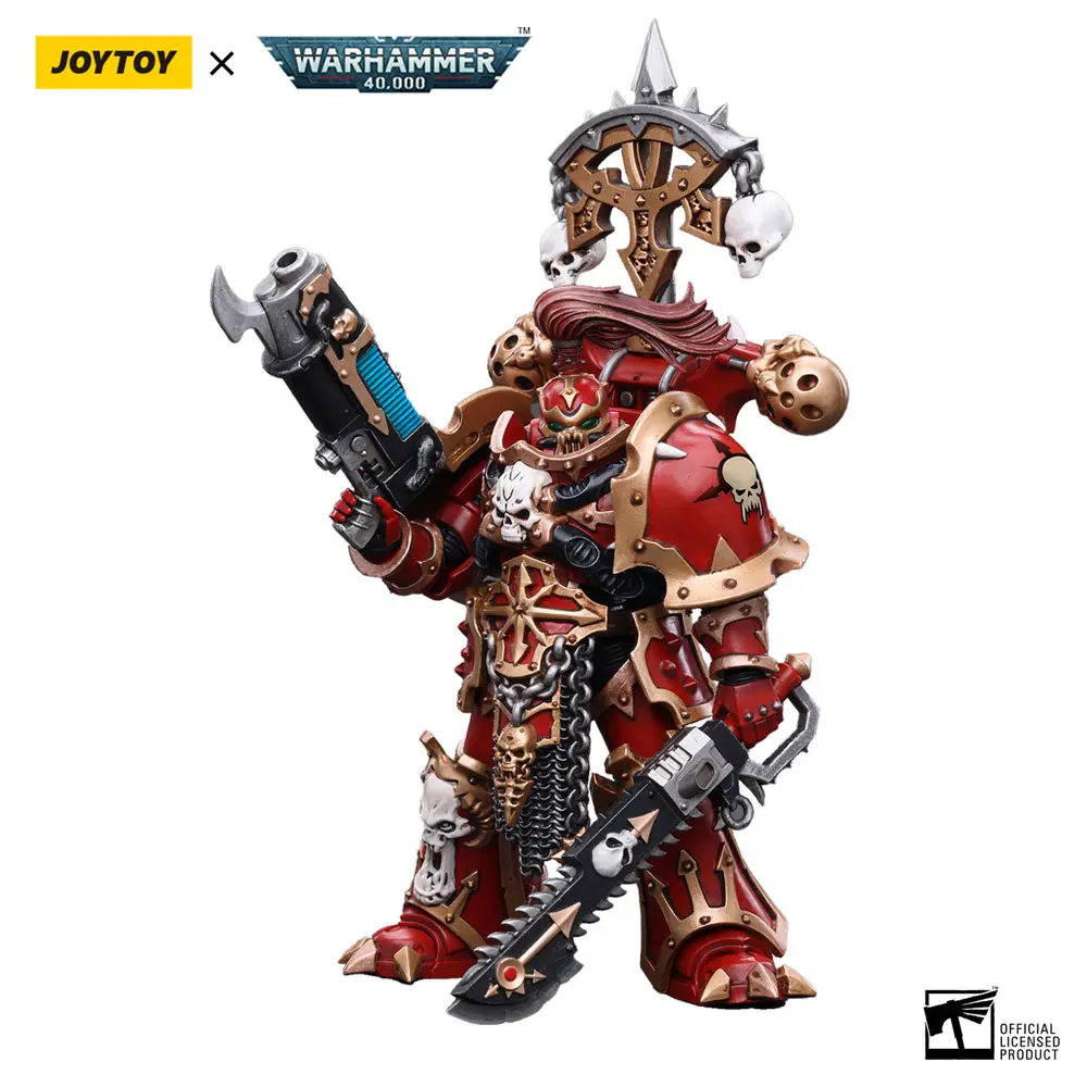 Warhammer 40k Action Figure 1/18 Chaos Space Marines Crimson Slaughter Brother Karvult 12 cm product photo