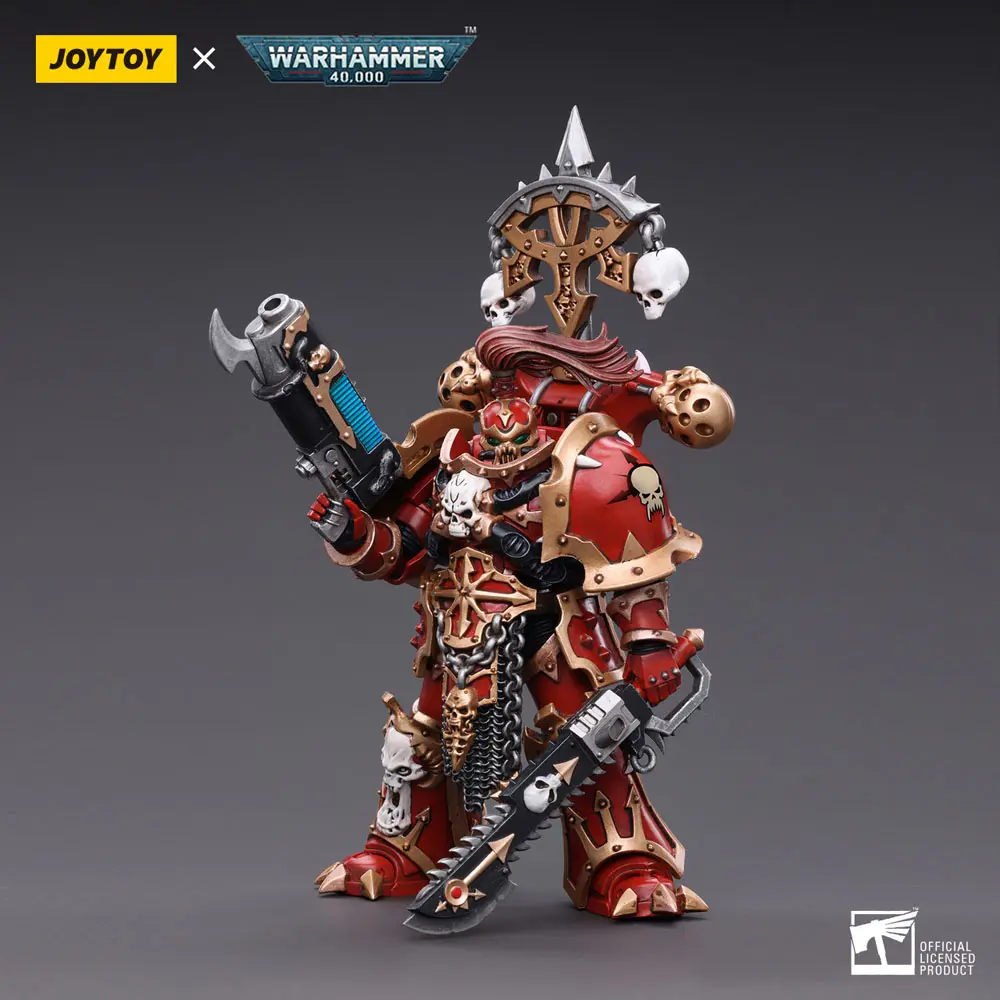 Warhammer 40k Action Figure 1/18 Chaos Space Marines Crimson Slaughter Brother Karvult 12 cm product photo
