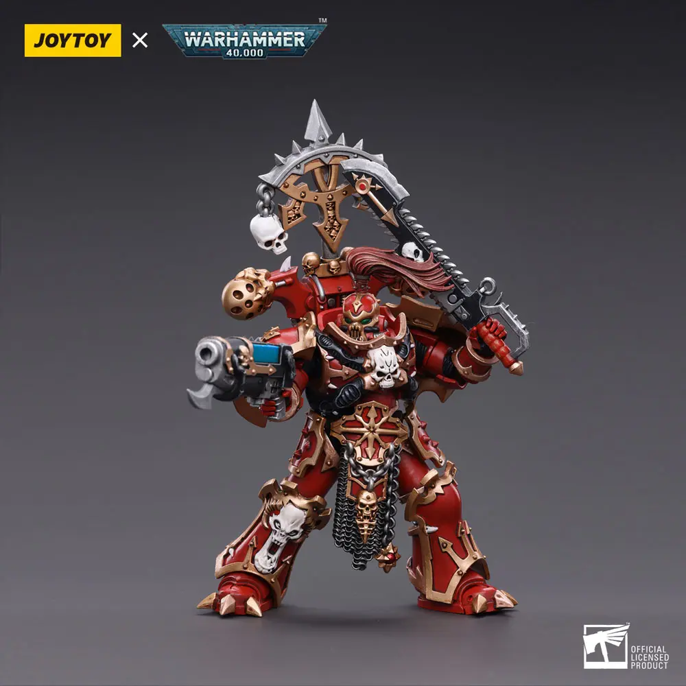 Warhammer 40k Action Figure 1/18 Chaos Space Marines Crimson Slaughter Brother Karvult 12 cm product photo