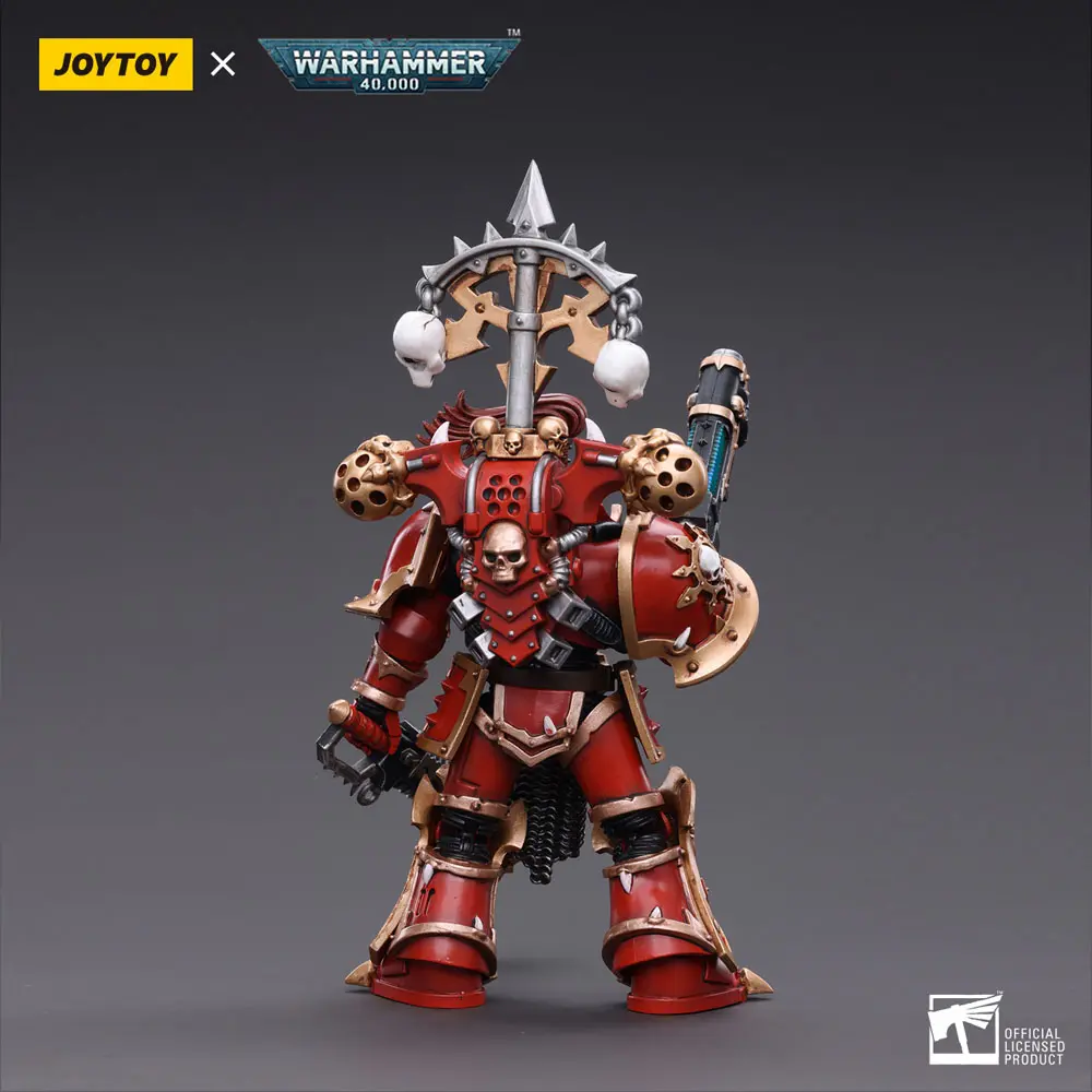 Warhammer 40k Action Figure 1/18 Chaos Space Marines Crimson Slaughter Brother Karvult 12 cm product photo