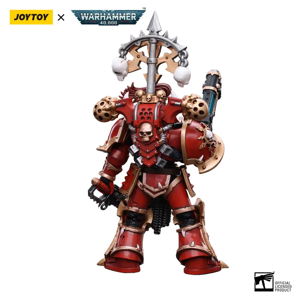 Warhammer 40k Action Figure 1/18 Chaos Space Marines Crimson Slaughter Brother Karvult 12 cm product photo