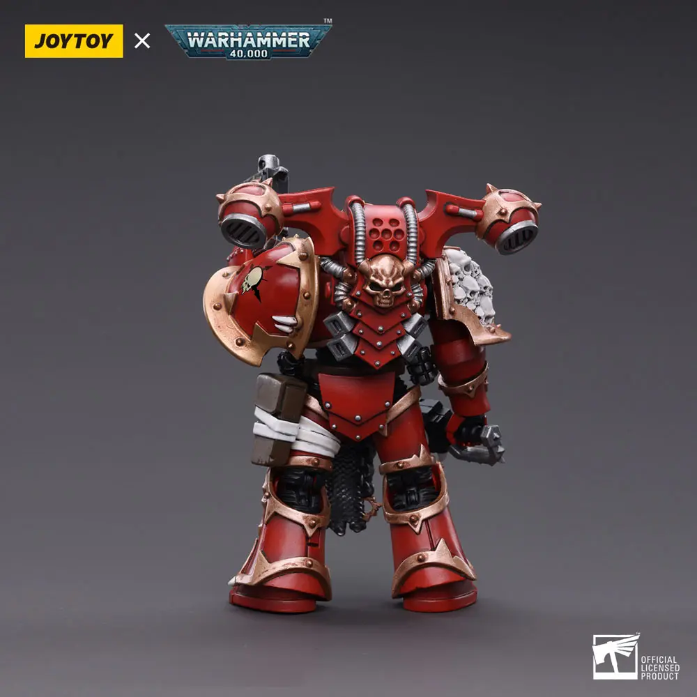 Warhammer 40k Action Figure 1/18 Chaos Space Marines Crimson Slaughter Brother Maganar 12 cm product photo