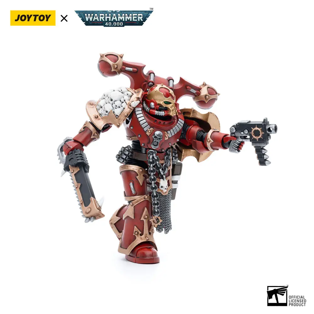 Warhammer 40k Action Figure 1/18 Chaos Space Marines Crimson Slaughter Brother Maganar 12 cm product photo