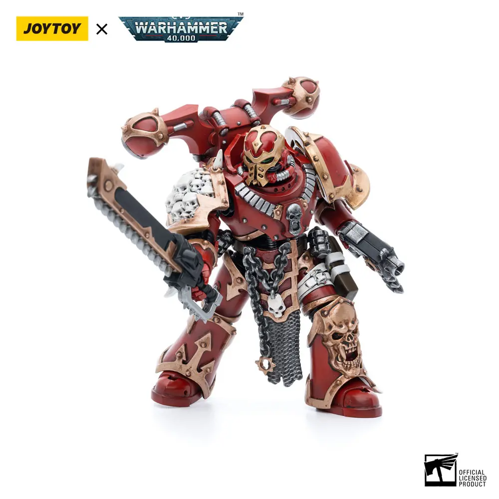 Warhammer 40k Action Figure 1/18 Chaos Space Marines Crimson Slaughter Brother Maganar 12 cm product photo