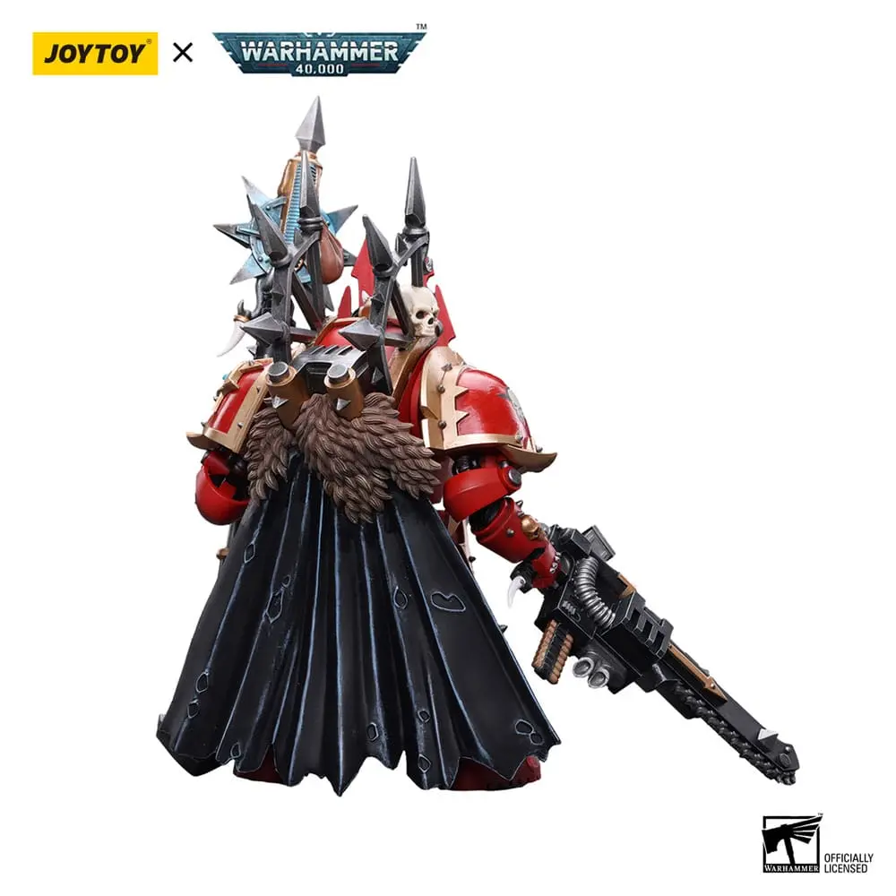 Warhammer 40k Action Figure 1/18 Chaos Space Marines Crimson Slaughter Sorcerer Lord in Terminator Armour 12 cm product photo