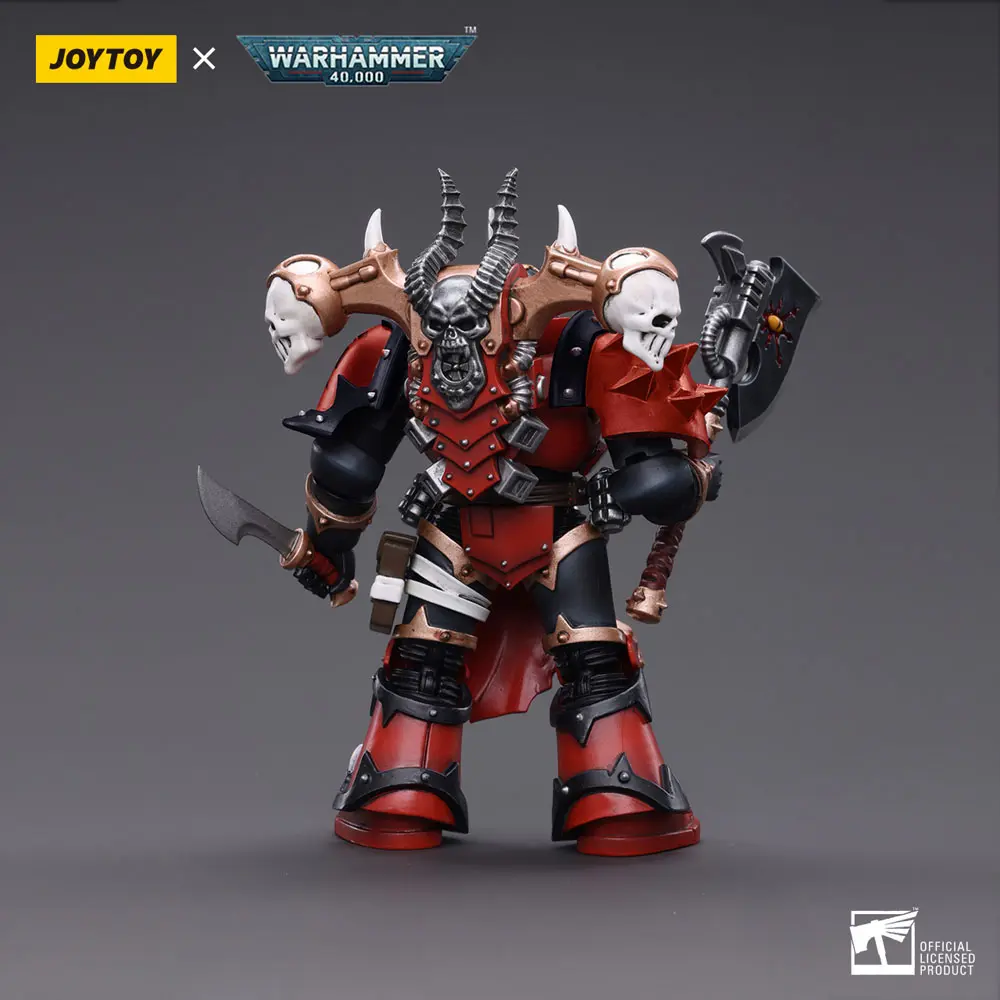 Warhammer 40k Action Figure 1/18 Chaos Space Marines Red Corsairs Exalted Champion Gotor the Blade 12 cm product photo