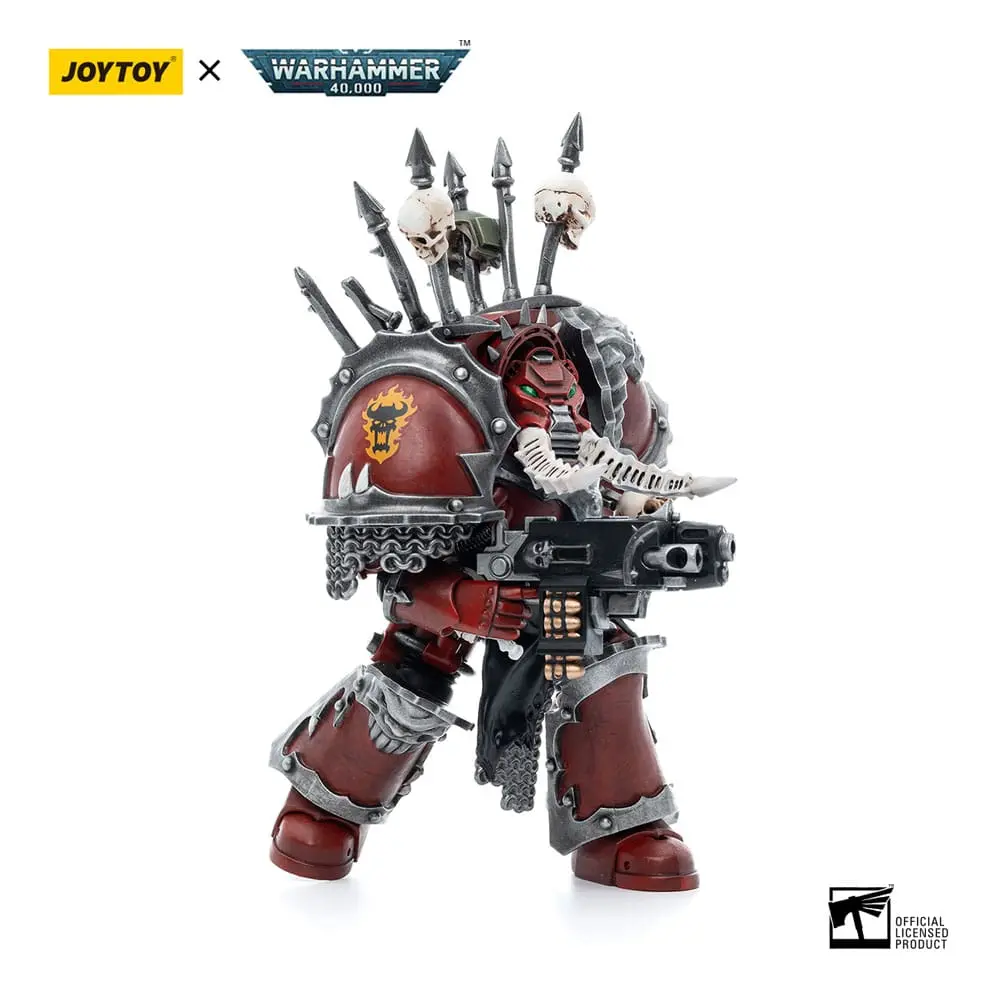 Warhammer 40k Action Figure 1/18 Chaos Space Marines Word Bearers Chaos Terminator Garchak Vash 12 cm product photo