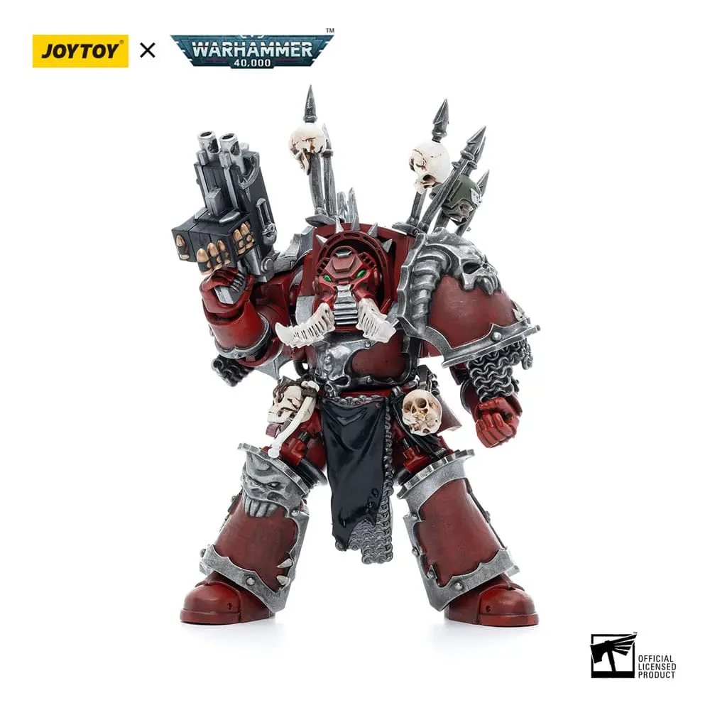 Warhammer 40k Action Figure 1/18 Chaos Space Marines Word Bearers Chaos Terminator Garchak Vash 12 cm product photo