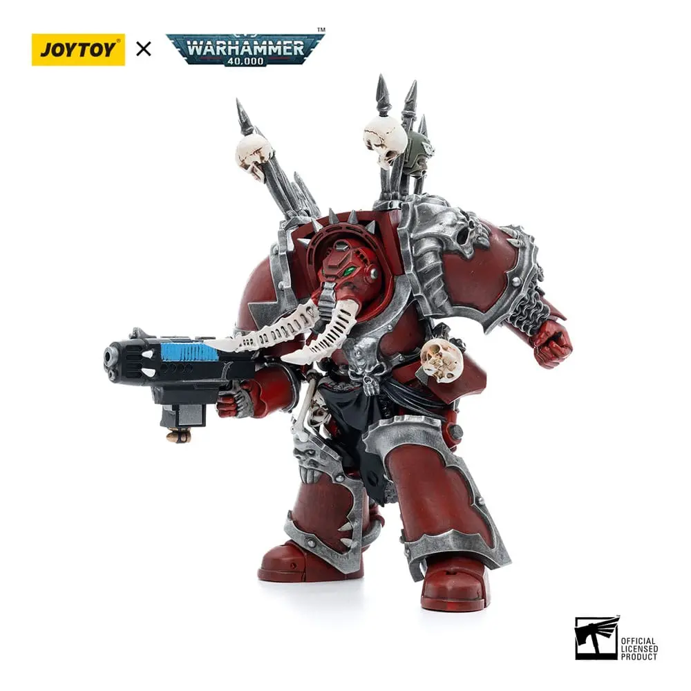 Warhammer 40k Action Figure 1/18 Chaos Space Marines Word Bearers Chaos Terminator Garchak Vash 12 cm product photo