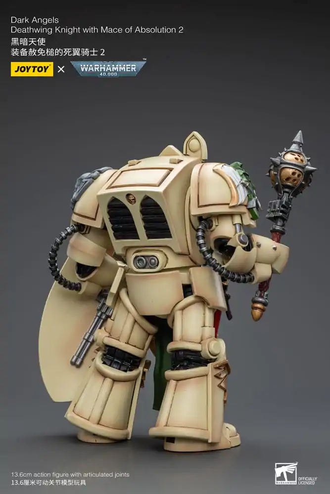 Warhammer 40k Action Figure 1/18 Dark Angels Deathwing Knight with Mace of Absolution 2 12 cm product photo