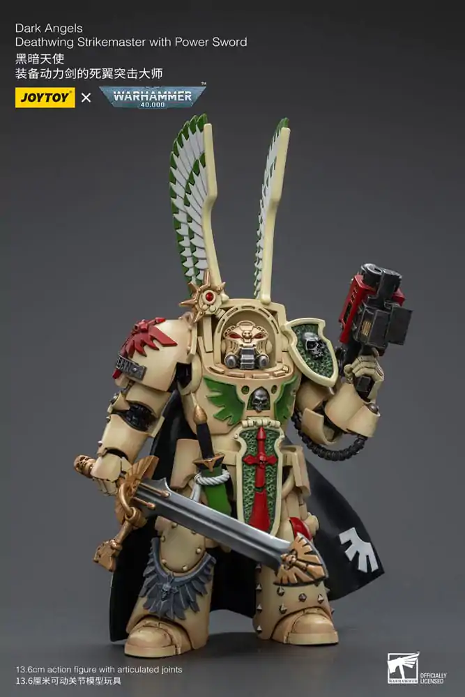 Warhammer 40k Action Figure 1/18 Dark Angels Deathwing Strikemaster with Power Sword 12 cm product photo