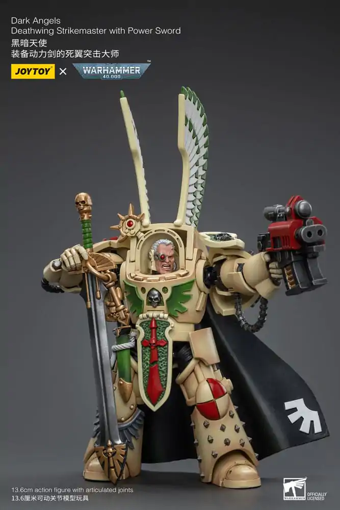 Warhammer 40k Action Figure 1/18 Dark Angels Deathwing Strikemaster with Power Sword 12 cm product photo